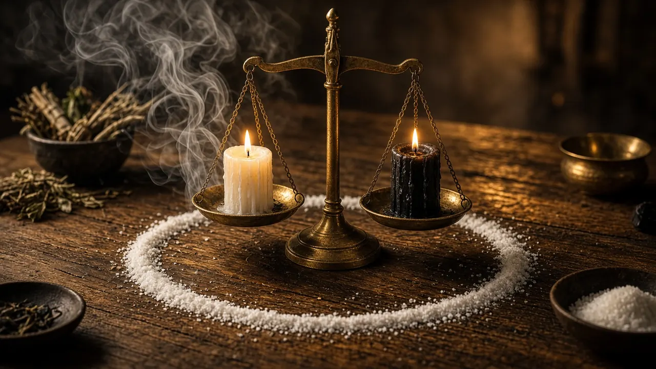 Altar de alta magia y el tema del karma